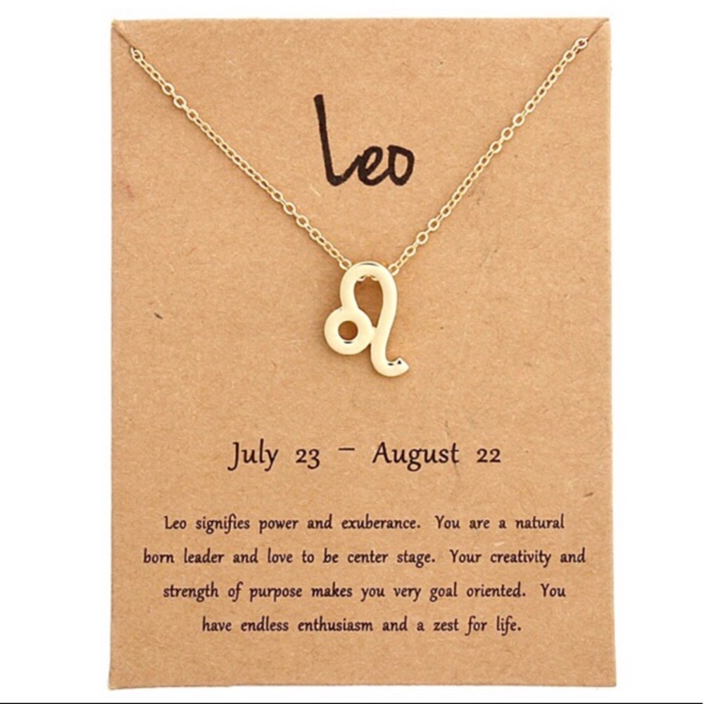 Minimalist Zodiac Sign Minimalist Charm Necklace - Picture 9 of 16